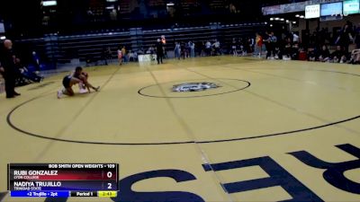 109 lbs Quarterfinal - Rubi Gonzalez, Lyon College vs Nadiya Trujillo, Trinidad State