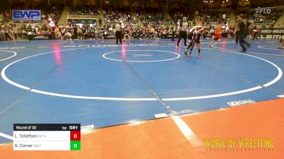 58 lbs Round Of 32 - Liam Tollefson, No Nonsense vs Sawyer Comer, Sebolt Wrestling Academy