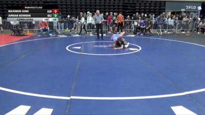 93 lbs Consi-qtrs - Maximus Jung, Albany vs Juriian Bowens, Halethorpe