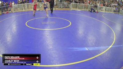 124 lbs 5th Place Match - Faith Williams, Askeo International Mat Club vs Charley Beam, Hood River Youth Wrestling Clu