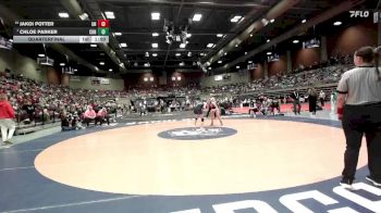 3A 130 lbs Quarterfinal - Chloe Parker, Carbon vs Jakoi Potter, Union