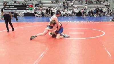 126 lbs Rr Rnd 1 - Ethan Mock, Hillbilly Hammers - HSB vs Rocco Decario, TDWC Maniacs Grey - HSB