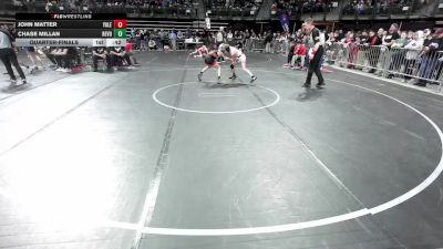 91 lbs Quarterfinal - John Matter, Yale Street vs Chase Millan, Revolution