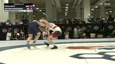 61 lbs Cons. Round 1 - Brock Smith, CMWC vs Matthew Krawczenko, Grindhouse Wrestling Club