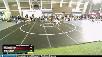 105 lbs Semifinal - Sophia Rivera, Salem Elite Mat Club vs Kierra Keys, Millard South WC