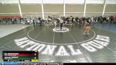 82 lbs Quarterfinal - Eli Armstrong, East Idaho Elite WC vs Rogan Wright, West Jordan