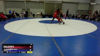 170 lbs Round 1 (8 Team) - Kali Hayden, Oklahoma Blue vs Alexandria Alli, Ohio Red