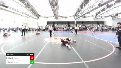 85-J2 lbs Semifinal - Raj Gandhi, Yale Street vs Travis Gauvin, Fisheye