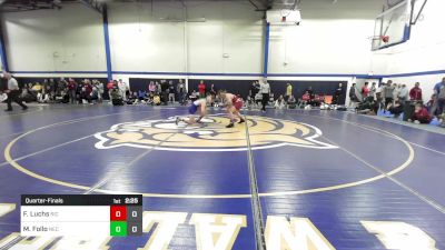 125 lbs Quarterfinal - Fred Luchs, Rhode Island College vs Michael Follo, New England College