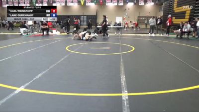 157 lbs Semis - Cael Weisskopf, Iowa vs Lane Gudenkauf, McDominate Training Center