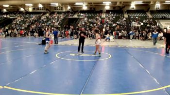 115-124 lbs Champ. Round 1 - Mileena Notaro, Lincoln East vs KcAnna Keiswetter, Norton Wrestling Club