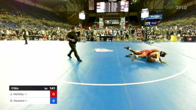 175 lbs Cons 32 #2 - James Holiday, CA vs Sam Howard, IN