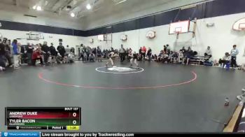 106 lbs Quarterfinal - Andrew Duke, Sandpoint vs Tyler Bacon, Ellensburg