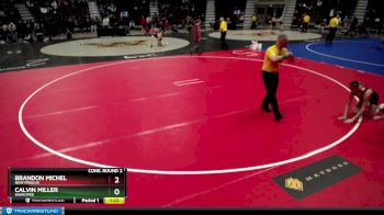 132 lbs Cons. Round 2 - Calvin Miller, Shakopee vs Brandon Michel, New Prague