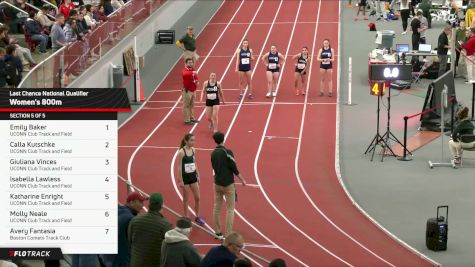 Women's 800m, Prelims 5