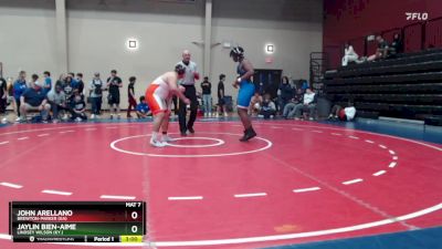 285 lbs Cons. Round 2 - Jaylin Bien-aime, Lindsey Wilson (Ky.) vs John Arellano, Brewton-Parker (GA)