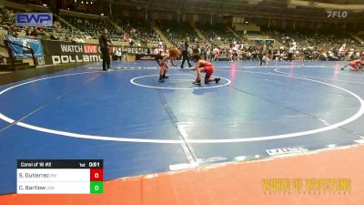 83 lbs Consi Of 16 #2 - Sebastian Gutierrez, RedWave Wrestling vs Cameron Bartlow, USA Gold