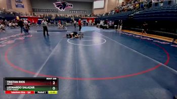 120 lbs Cons. Round 2 - Leonardo Salazar, Klein Forest vs Tristan Rios, Willis