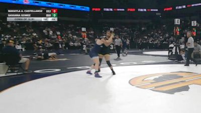 155 lbs Consi Of 16 #1 - Makayla A. Castellanoz, Golden West (CS) vs Savanna Gomez, Granite Hills (SD)