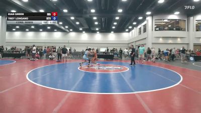 105 lbs Cons. Semis - Kian Green, Roundtree Wrestling Academy vs Trey Longano, Beebe Trained