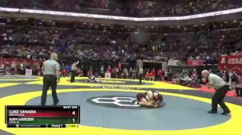 D1-175 lbs Champ. Round 1 - Luke Vanadia, Brecksville vs Kam Harden, LaSalle