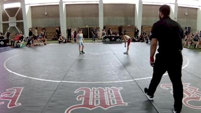 78 lbs Cons. Round 2 - Paulele Peters, Nevada vs Kable Allen, Wyoming