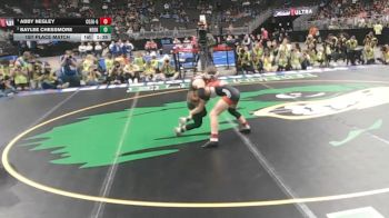 1st Place Match - Abby Negley, Cozad vs Baylee Chessmore, Neligh-Oakdale