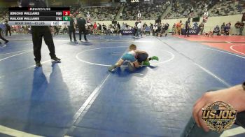 43 lbs Consi Of 8 #1 - Jericho Williams, Powerhouse Gold vs Walker Williams, Team Tulsa Wrestling Club