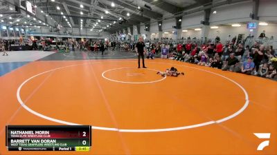 42 lbs 1st Place Match - Barrett Van Doran, West Texas Grapplers Wrestling Club vs Nathaniel Morin, Texas Elite Wrestling Club