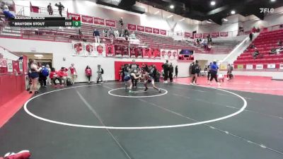 JH 126 lbs Cons. Round 4 - Brayden Stout, CHOCTAW JH vs Karisma Bolds, DEL CITY JH