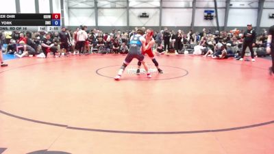 144 lbs Cons. Rd Of 16 - Spencer Ohr, Osoway vs James York, Silverback Wrestling Club