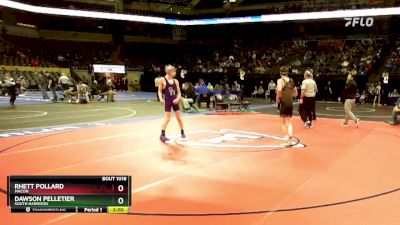 120 Class 1 lbs Champ. Round 1 - Rhett Pollard, Macon vs Dawson Pelletier, South Harrison