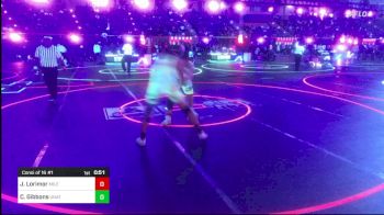 157 lbs Consi Of 16 #1 - Jeremy Lorimor, Mile High WC vs Carson Gibbons, Unattached