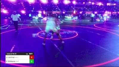 157 lbs Consi Of 16 #1 - Jeremy Lorimor, Mile High WC vs Carson Gibbons, Unattached