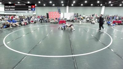 120 lbs Collin Frey, Wisconsin Blue vs Pilot Swab, Team Michigan Blue