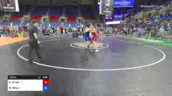 220 lbs Consi Of 16 #1 - Kenny Wright, Arizona vs Wyatt Miles, Wisconsin