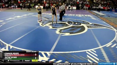 Champ. Round 1 - Jacob McGee, Logan View vs Connor Rempe, South Central Nebraska Unified District #5