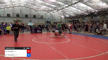 70 kg Round Of 128 - Nathan Hensley, GRIZZLY WC vs Bryce Thurston, Northern Illinois RTC