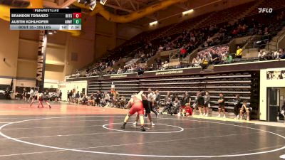 285 lbs Round Of 16 - Brandon Toranzo, Rutgers vs Austin Kohlhofer, Army