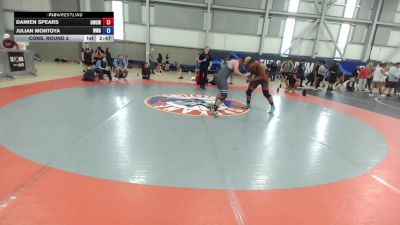 215 lbs Cons. Round 2 - Damien Spears, Omak Wrecking Crew Wrestling vs Julian Montoya, Whatcom Wrestling Academy