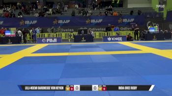 India Bree Risby vs Lilli-Noemi Baronesse Von Heykin 2025 European Jiu-Jitsu IBJJF Championship