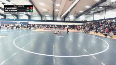 174 lbs Cons. Round 2 - Nick Montanye, Messiah vs Dylan Wiegert, Shenandoah