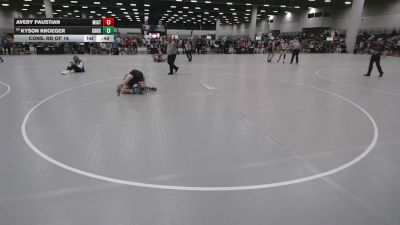 157 lbs Cons. Rd Of 16 - Avery Paustian, Mission Athletics vs Kyson Kroeger, Granite Hills High School Wrestling