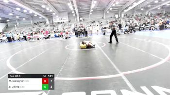 126 lbs Round Of 32 - Max Gallagher, Prestige Worldwide vs Brady Joling, Quest School Of Wrestling Black