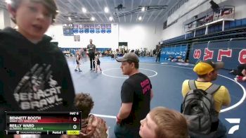 43 lbs Champ. Round 1 - Bennett Booth, Windy City Wrestlers vs Reilly Ward, Glenrock Wrestling Club
