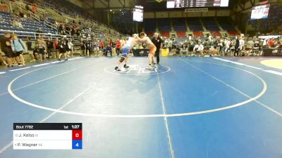 285 lbs Quarters - Jt Kelso, IA vs Preston Wagner, NE