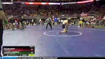 3 lbs Quarterfinal - Dylan Whitt, Cedar Falls vs Cayden Langreck, Waverly-Shell Rock