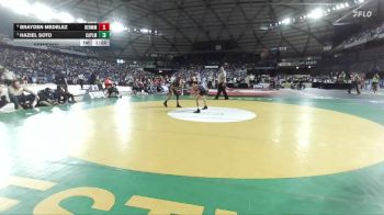 Boys 3A 126 lbs Semifinal - Haziel Soto, Capital vs Brayden Medelez, Hermiston