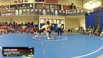 175 lbs Champ Round 1 (16 Team) - Carter Ogborn, Renselear Central vs Benjamin Greyhat, Monrovia