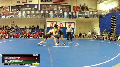 175 lbs Champ Round 1 (16 Team) - Carter Ogborn, Renselear Central vs Benjamin Greyhat, Monrovia